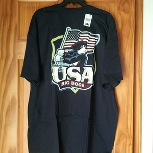 Big Dogs 2XL Patriotic Dark Navy T